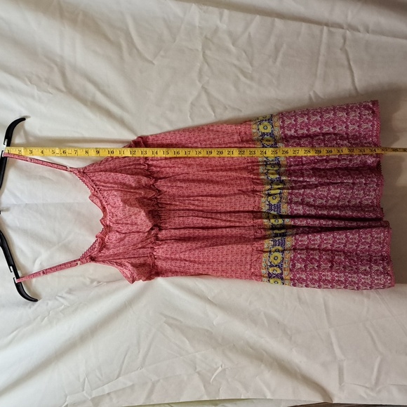 NWT Womens Derek Heart Cotton Cute Boho Floral Baby Doll Dress Sz L - Picture 6 of 9